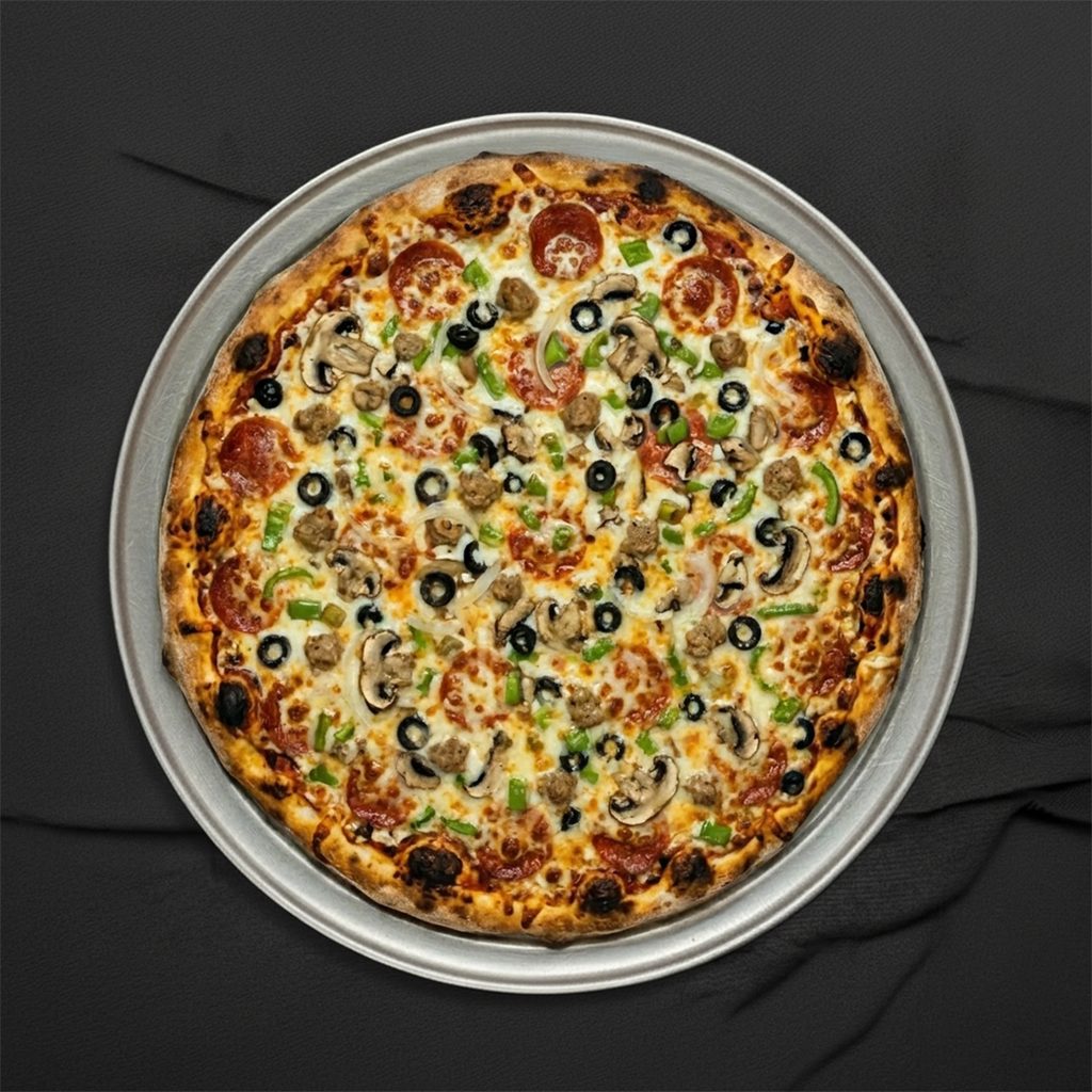 Loaded Nine Toppings Pizza (Large).