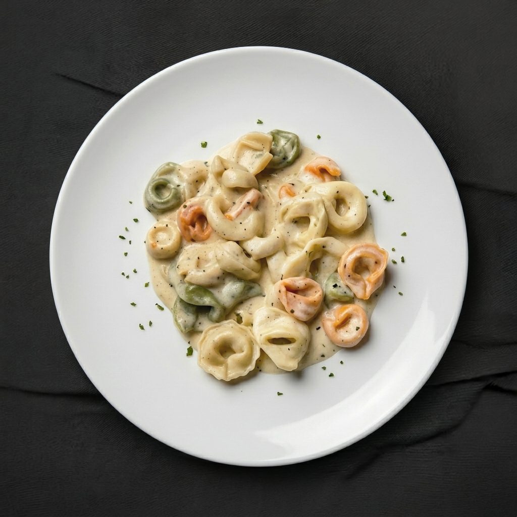 Tortellini Alfredo.