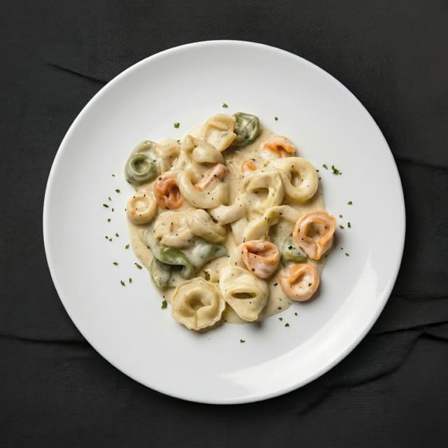 Tortellini Alfredo.