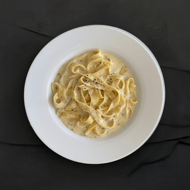 Kids Fettuccine Alfredo.