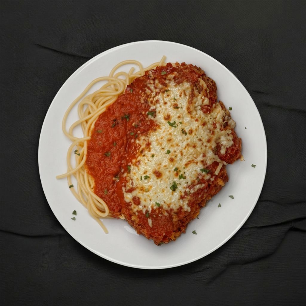 Eggplant Parmigiana.