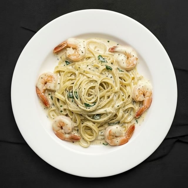 Shrimp Alfredo.