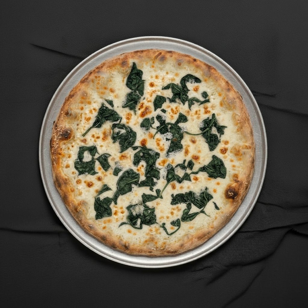 Spinach Pizza (Small/Medium).