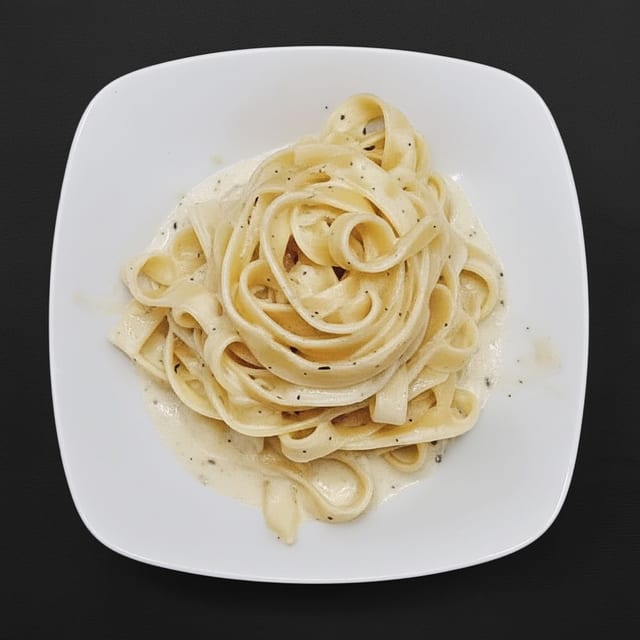Fettuccine Alfredo.