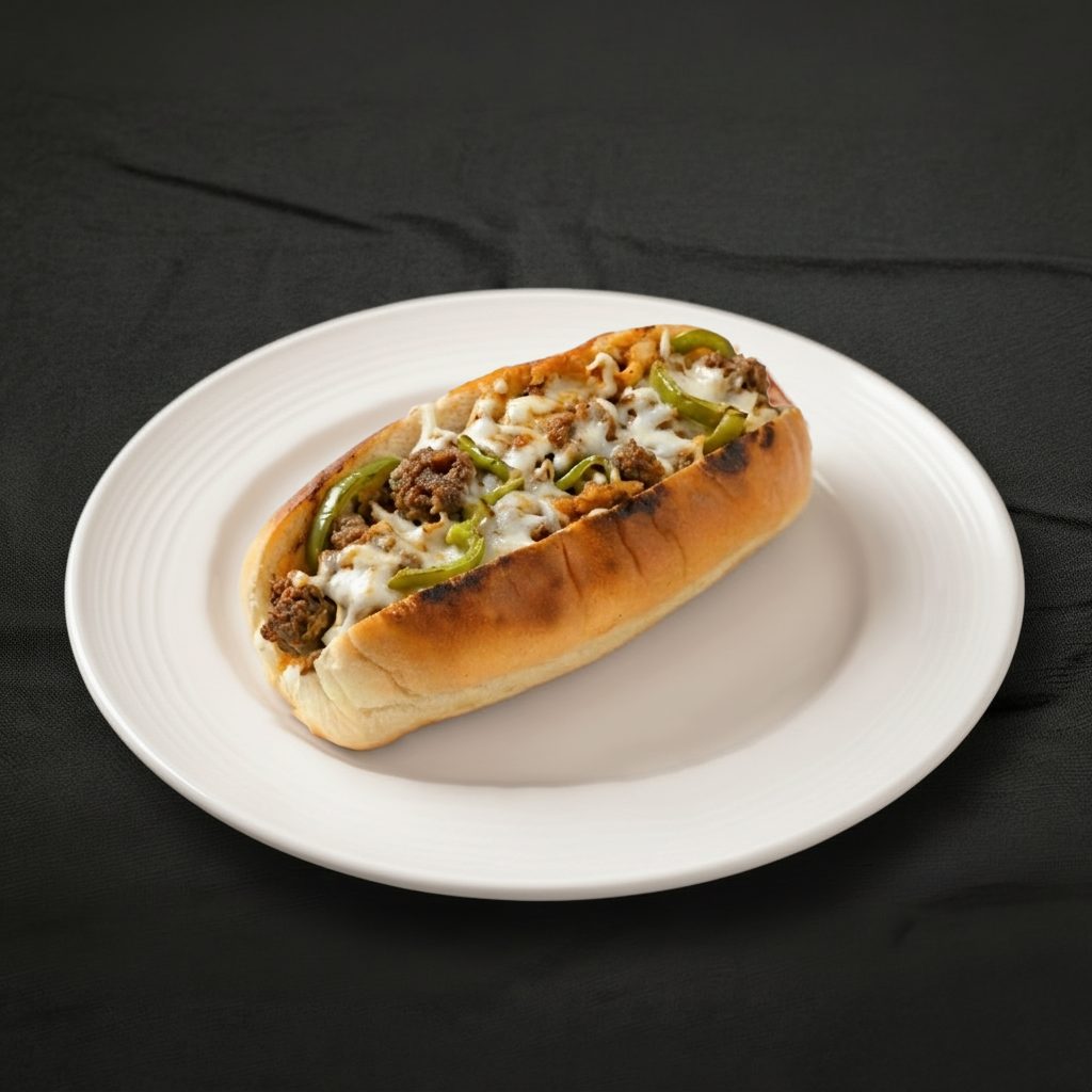 Sausage & Peppers Sub.