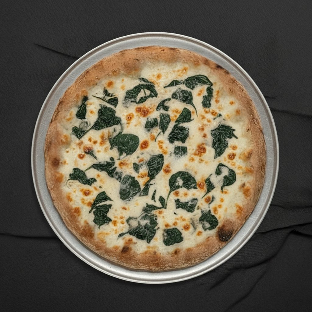 Spinach Pizza (Large/X-Large).